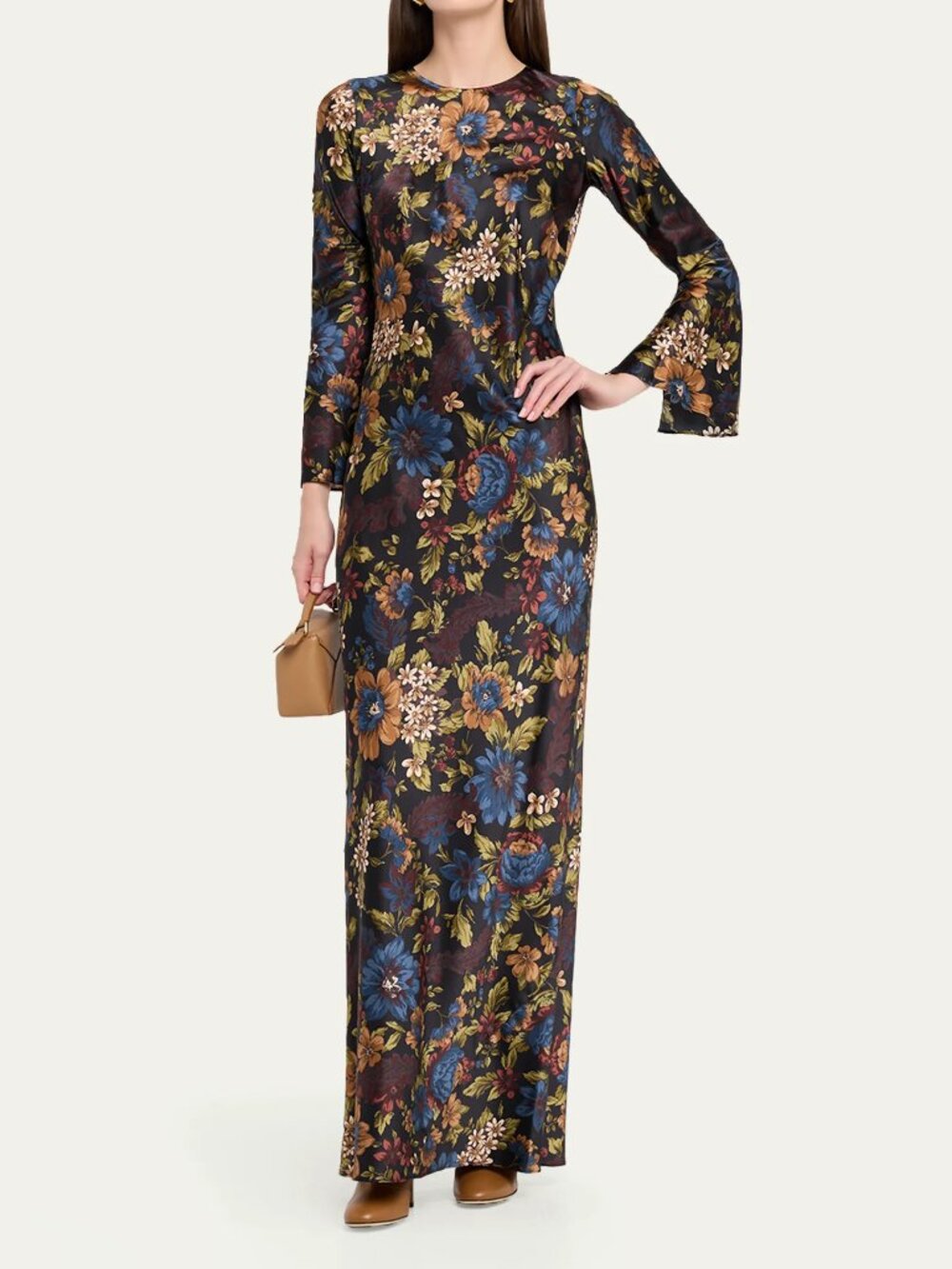 Veronica Beard Gemma Floral Silk-Blend Dress